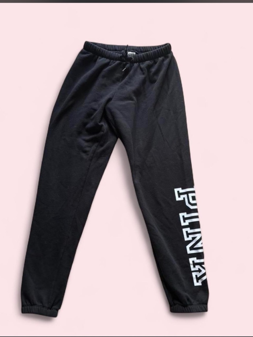 Victoria’s Secret PINK Black Jogger Sweatpants